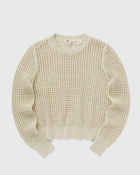 Levis Superbloom Crochet Ls White - Womens - Sweatshirts