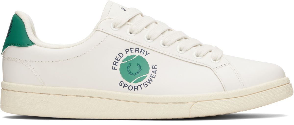 Fred Perry White B6312 Sneakers Fred Perry