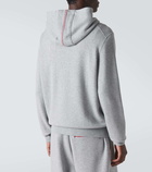 Moncler Cotton-blend zip-up sweater