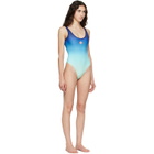 Casablanca Blue & Green Gradient Swimsuit