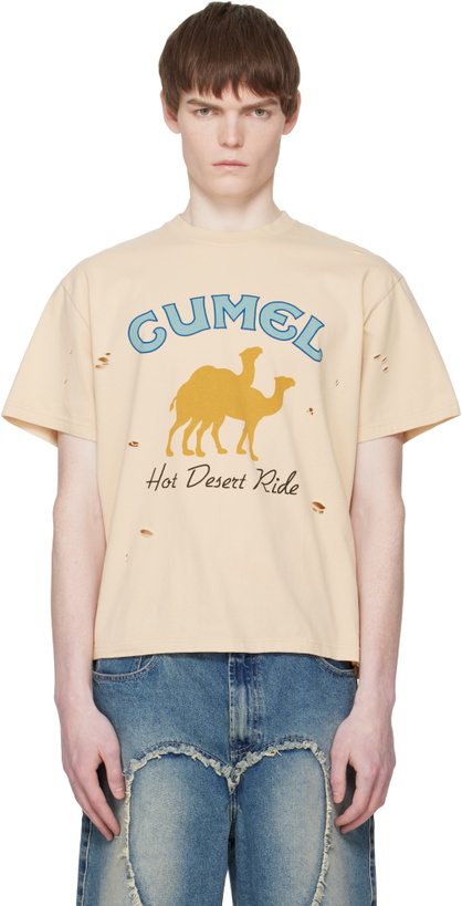 Photo: Carne Bollente Beige 'Cumel' T-shirt
