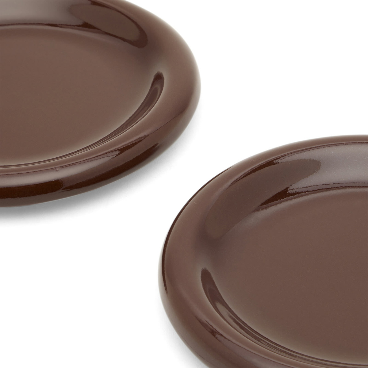 HAY Barro Side Plate - Set of 2 in Burgundy 