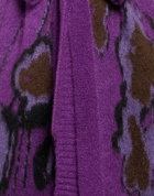 Manila Grace Womens Cardigan in Purple