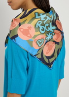 Vivienne Westwood Horse Graphics Printed Silk Scarf - Green - One Size