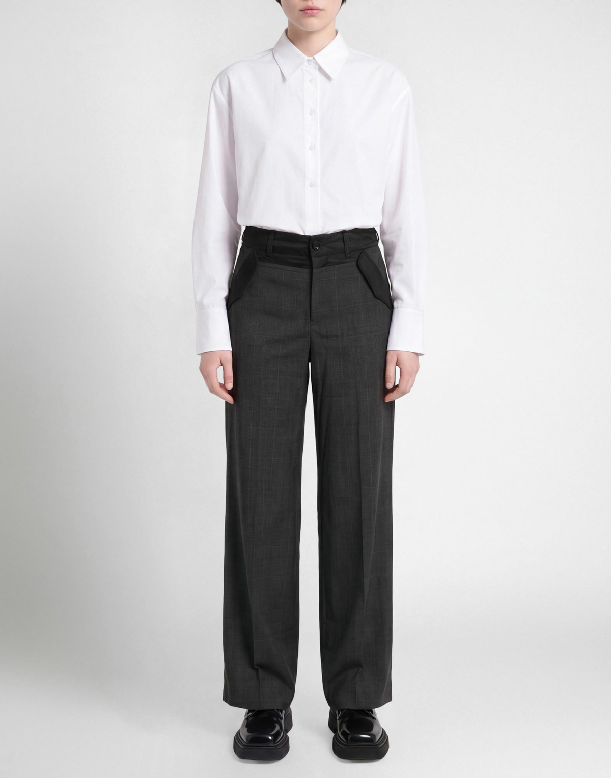 Sacai Womens Pants Charcoal