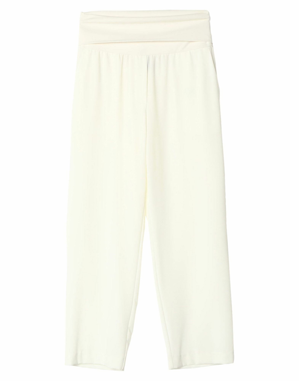Manila Grace Womens Pants Ivory