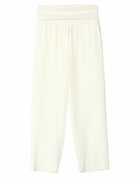 Manila Grace Womens Pants Ivory