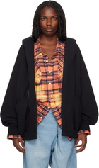 R13 Black Lillian Oversized Hoodie