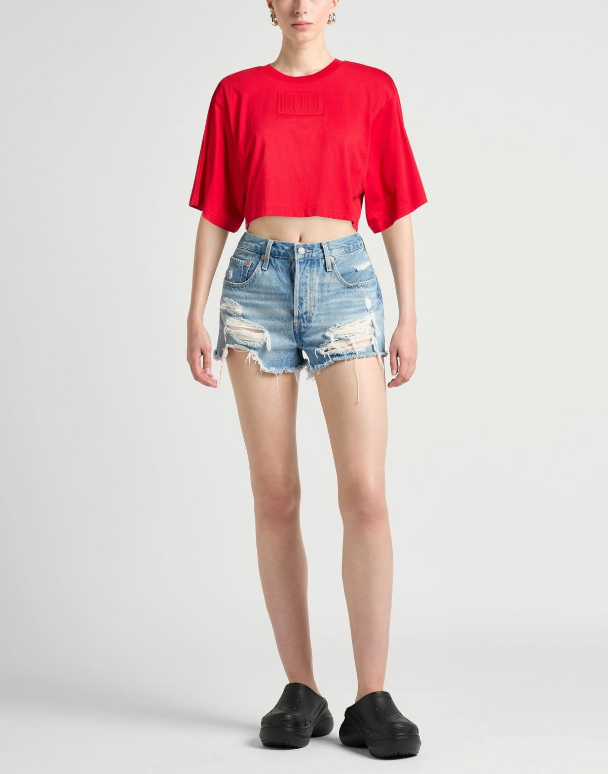 Vtmnts Womens T-shirt in Red