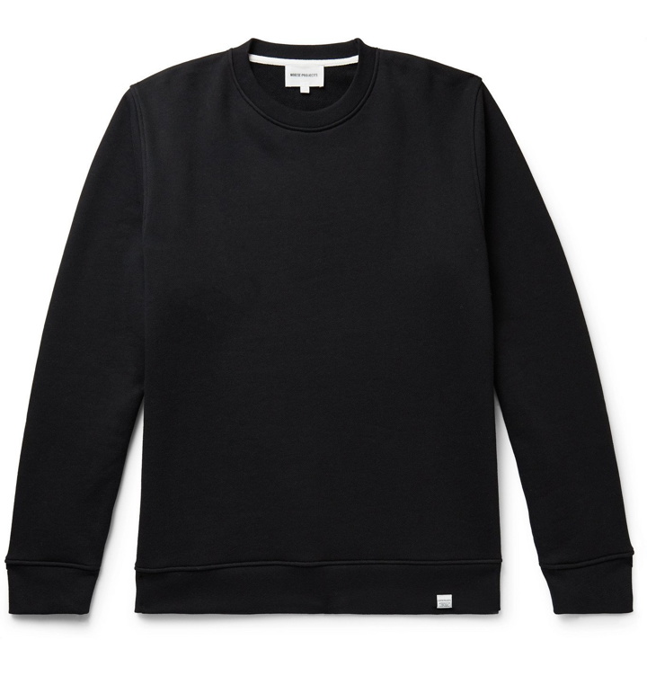 Photo: Norse Projects - Vagn Loopback Cotton-Jersey Sweatshirt - Black