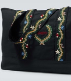 Bode Alpineflower sequined tote bag