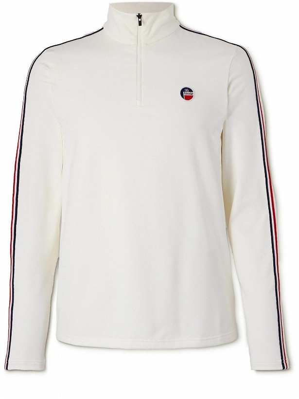 Photo: Fusalp - Mario III Logo-Appliquéd Stretch-Jersey Base Layer - White