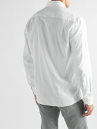 Peter Millar - Journeyman Button-Down Collar Cotton-Twill Shirt - White