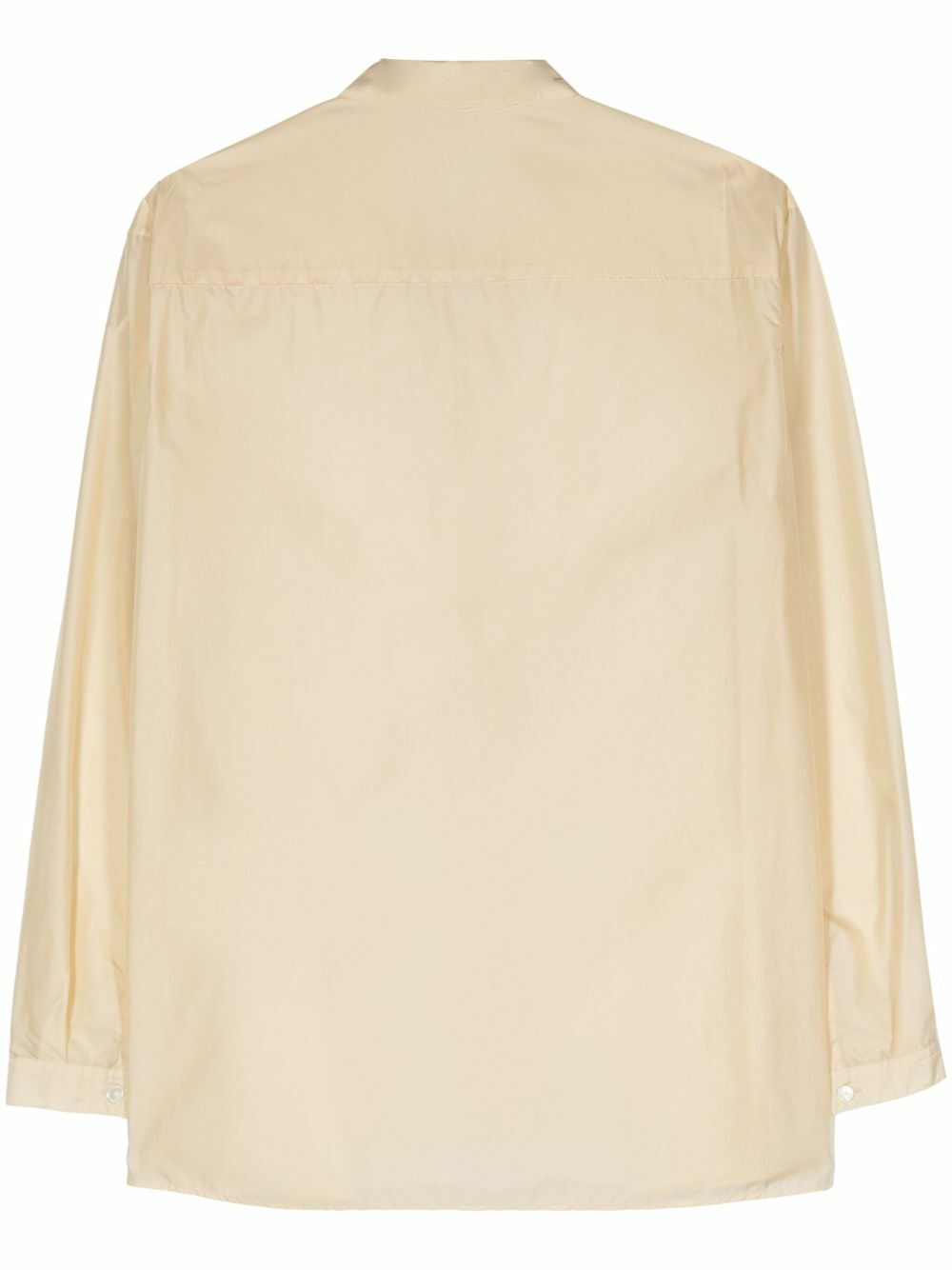 Auralee Yellow Long-Sleeved Zip-Up Shirt Auralee