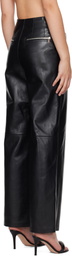 Nanushka Black Hayes Regenerated Leather Pants