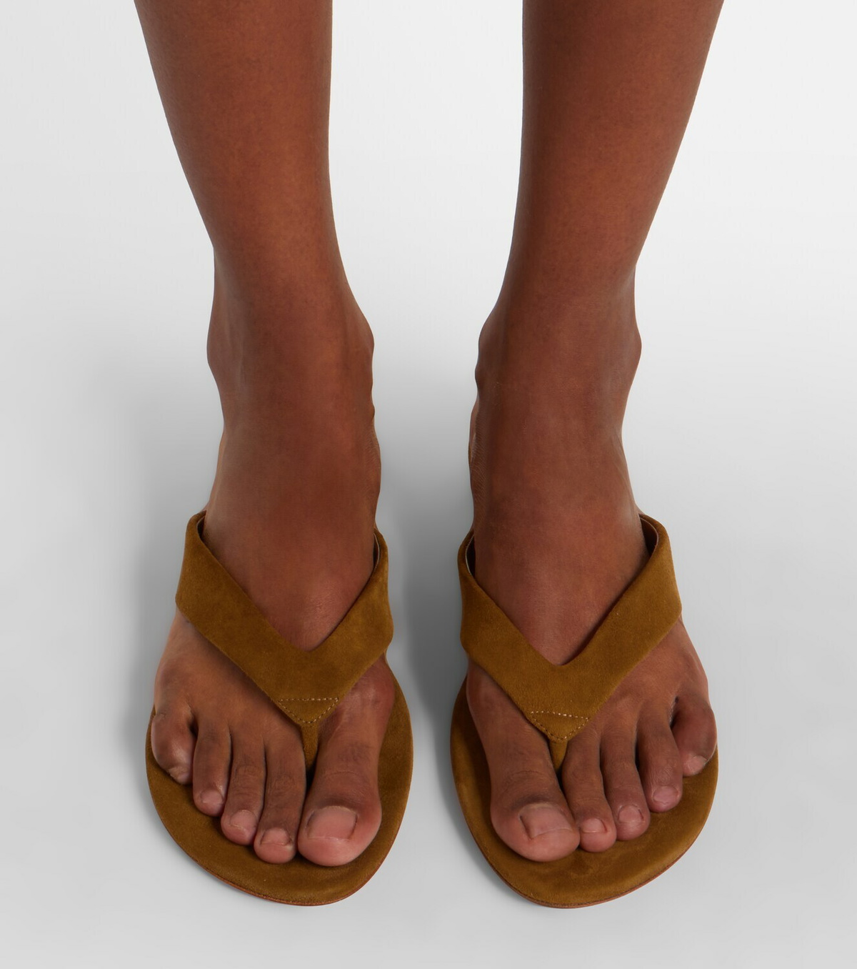Le Monde Béryl Suede thong sandals