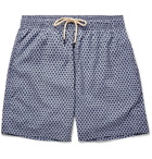 Faherty - Beacon Mid-Length Printed Swim Shorts - Blue