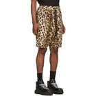 mastermind WORLD Beige Animal Shorts