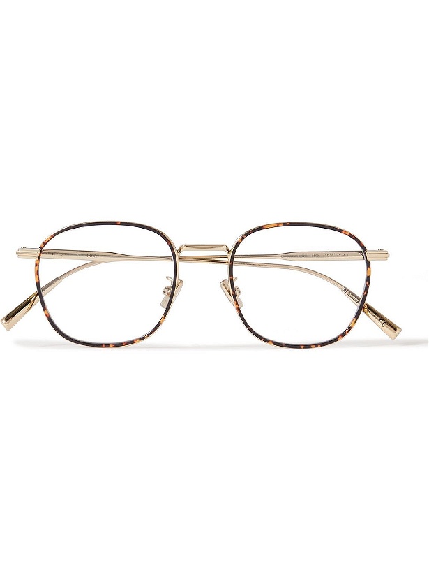 Photo: Dior Eyewear - DiorBlackSuit S2U Round-Frame Tortoiseshell Acetate and Gold-Tone Optical Glasses