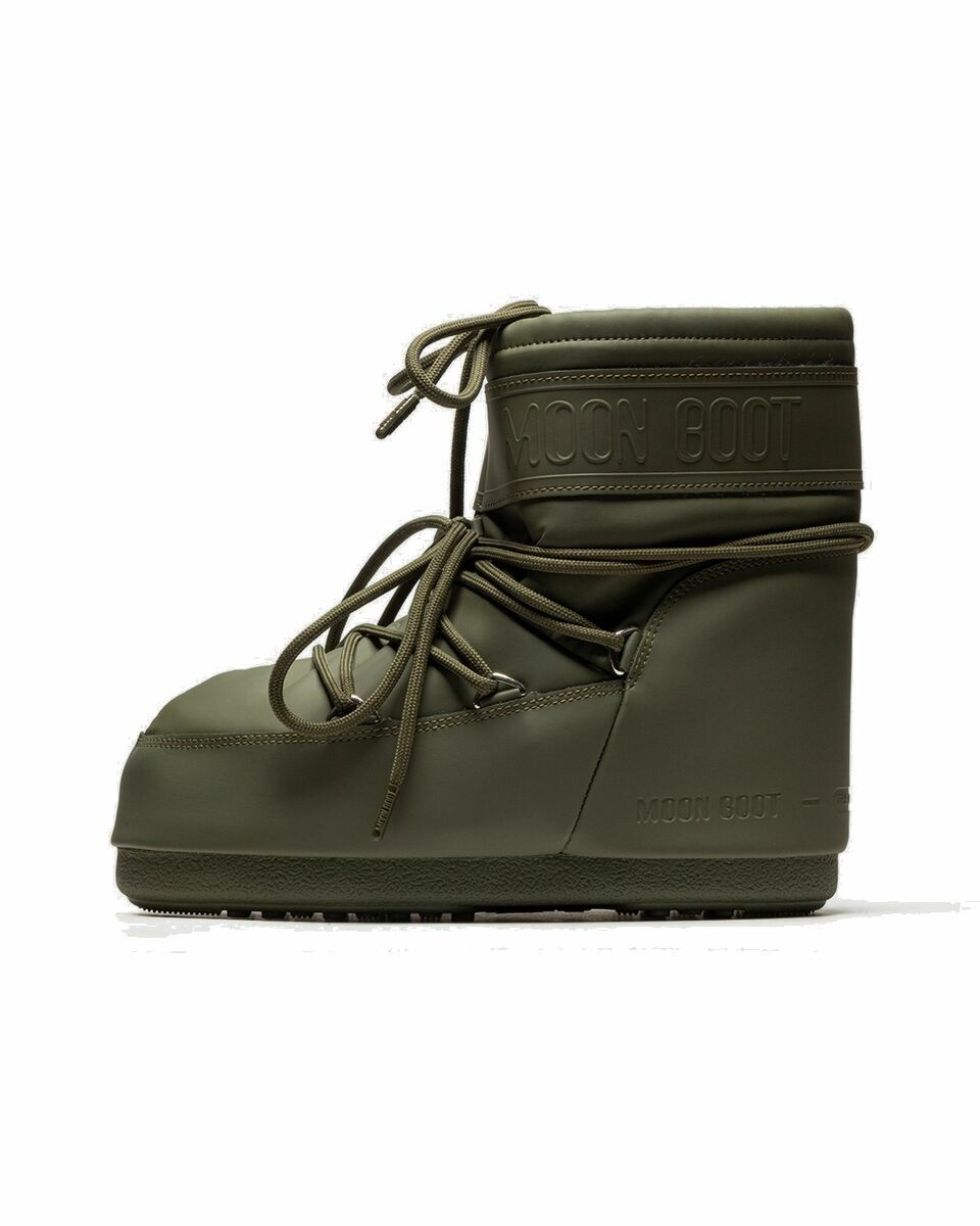 Photo: Moon Boot Icon Low Rubber Green - Mens - Boots