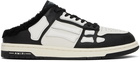 AMIRI Black & White Skeltop Mule Sneakers