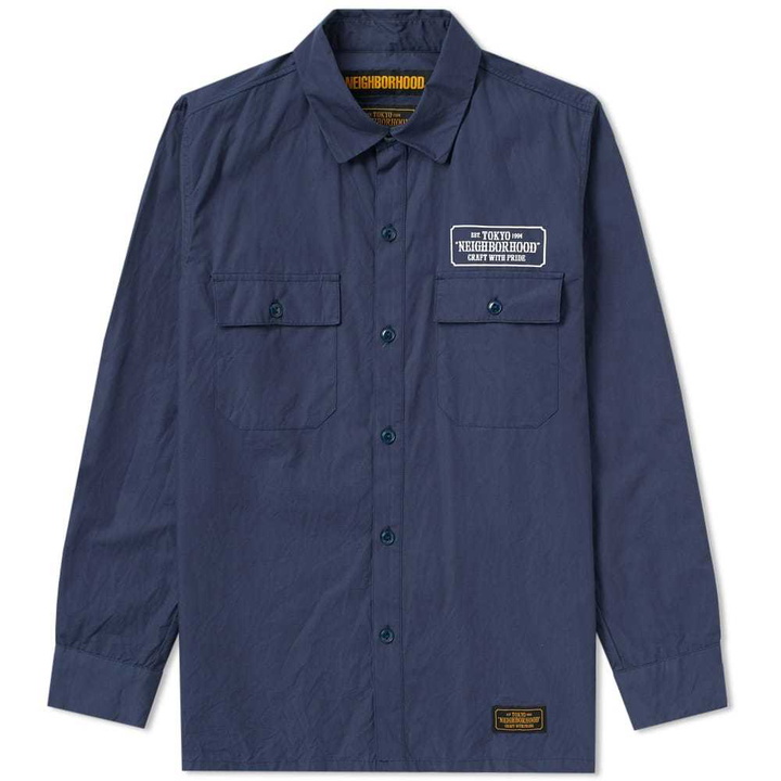 Photo: Neighborhood Classic Work Shirt Blue