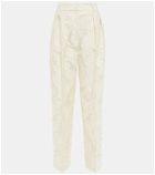 The Mannei Nausa jacquard tapered cotton pants