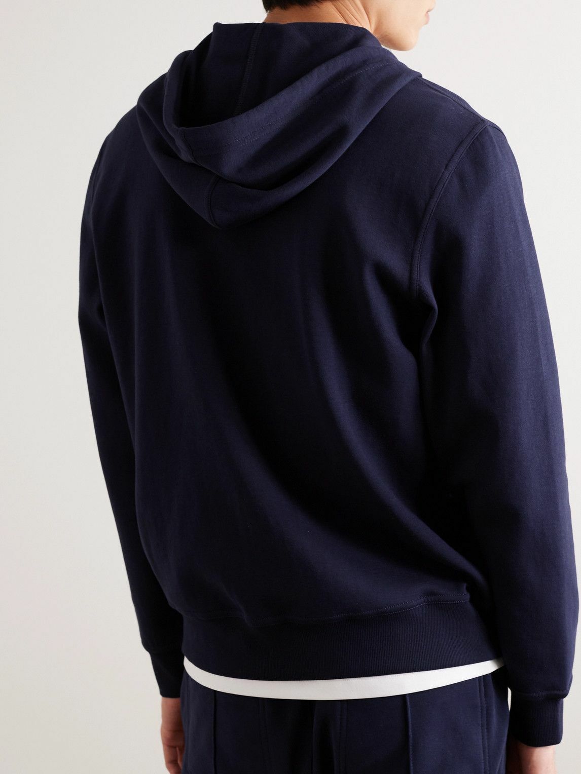 Brunello Cucinelli - Cotton-Blend Jersey Zip-Up Hoodie