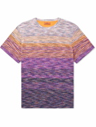 Missoni - Space-Dyed Dégradé Cotton-Jersey T-Shirt - Multi