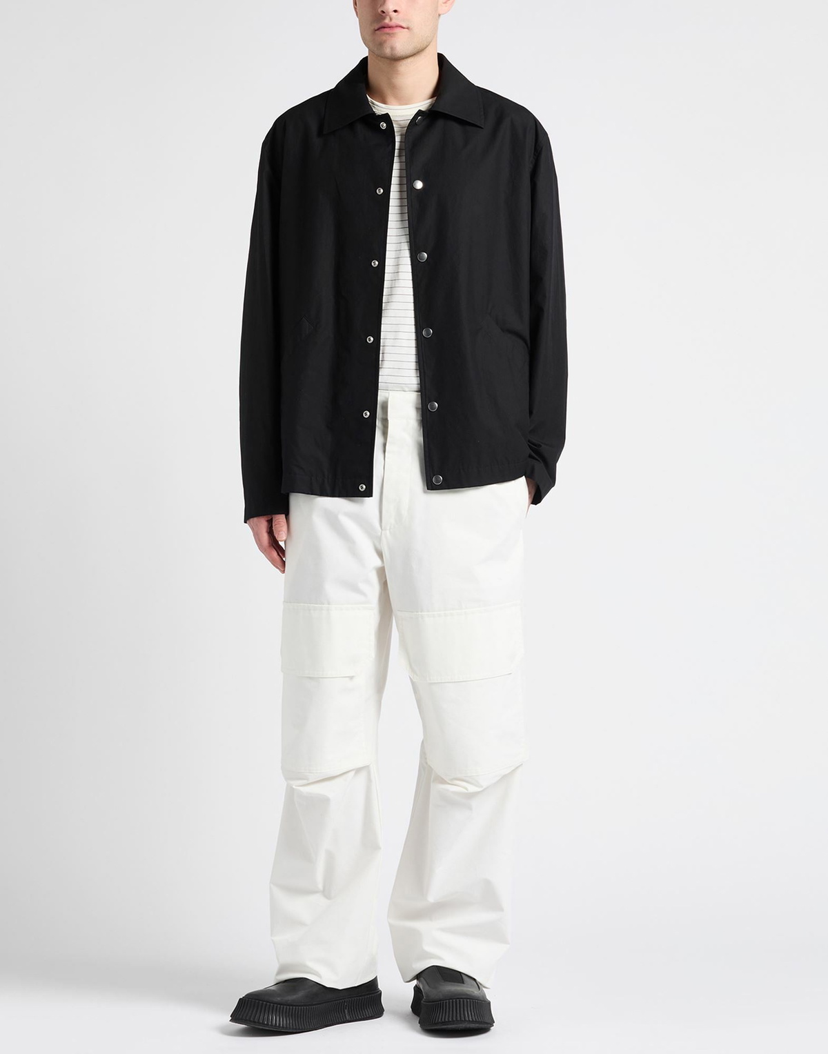 Jil Sander Mens Jacket in Black