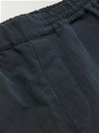 A Kind Of Guise - Banasa Straight-Leg Cotton and Linen-Blend Seersucker Trousers - Blue