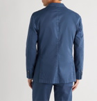 Boglioli - K-Jacket Unstructured Stretch-Cotton Twill Suit Jacket - Blue