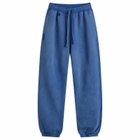 Cole Buxton Men's Distressed Sweat Pants in Washed Cobalt Blue