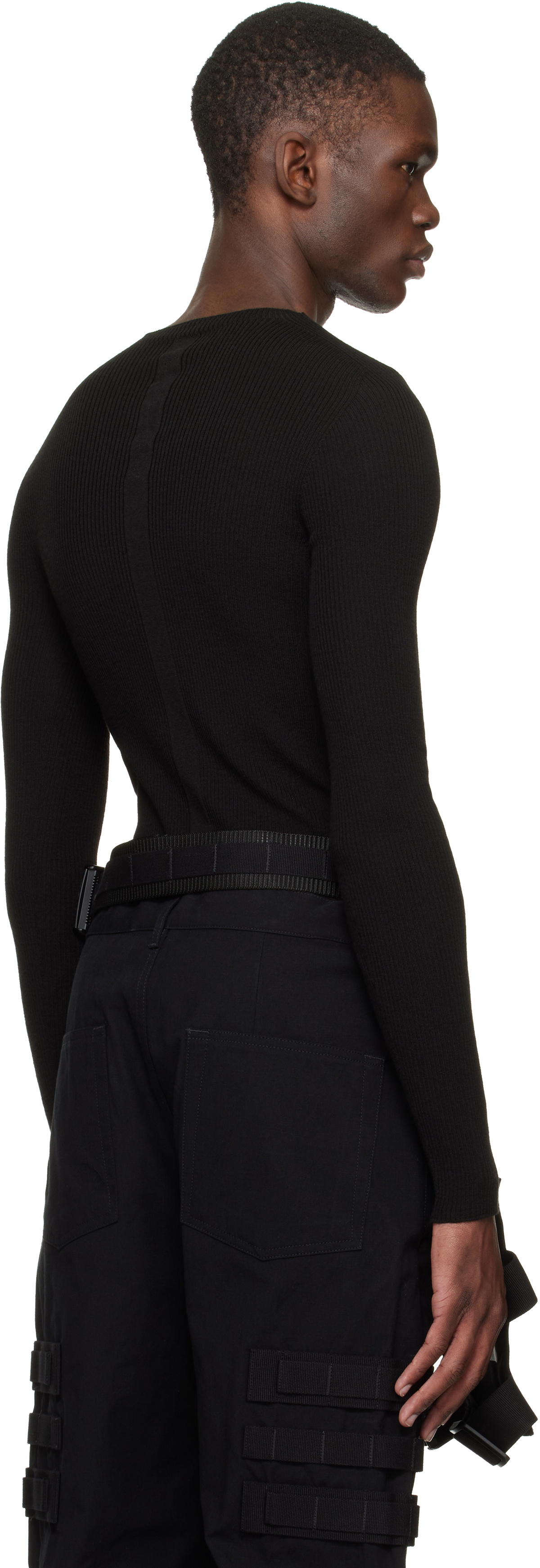 Rick Owens Black Temple Blixa Harness