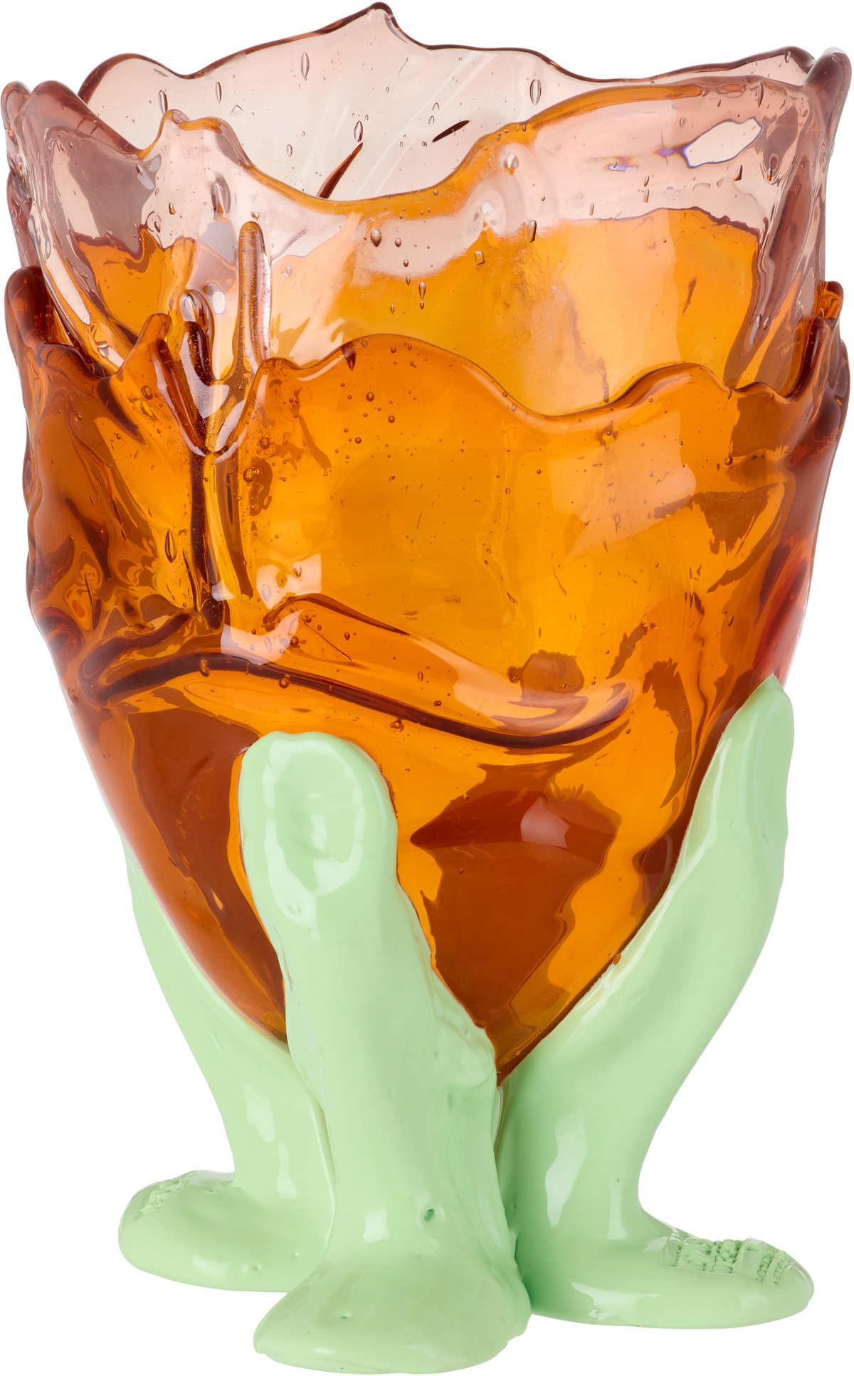 CORSI DESIGN SSENSE Exclusive Pink & Orange Clear Vase Extra Colour Vase