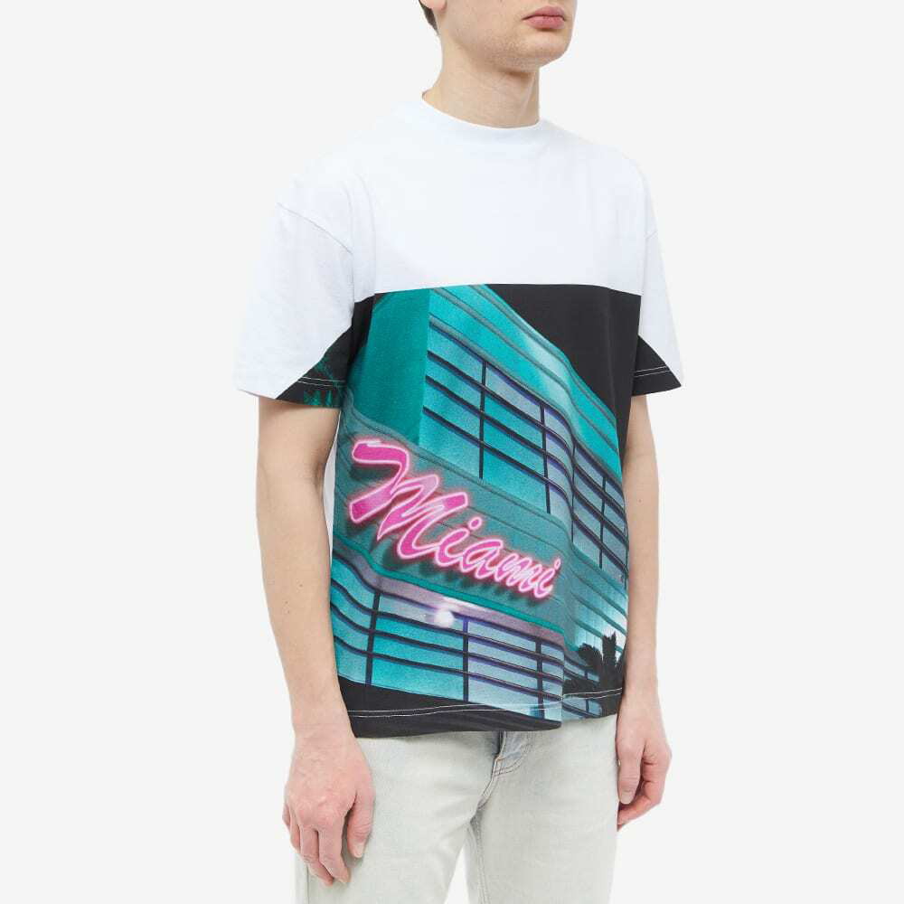 Palm Angels White Getty Miami T-Shirt - ShopStyle