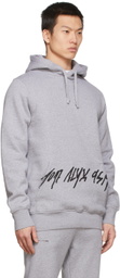 1017 ALYX 9SM Grey Script Hoodie