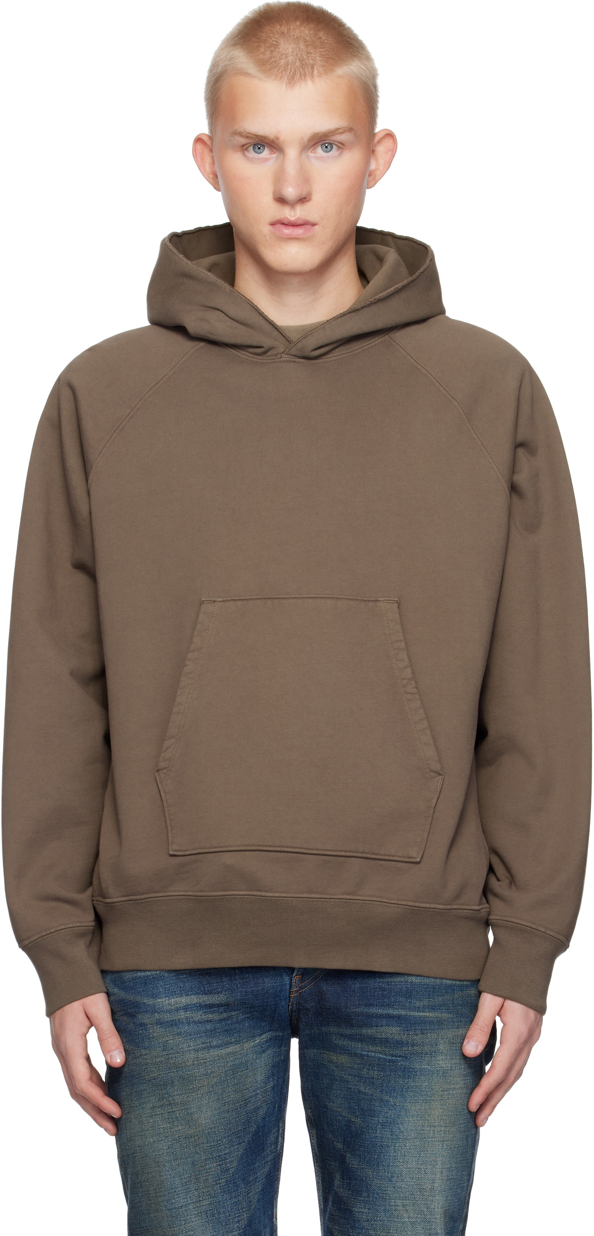 lady white co hoodie taupe XL