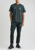 Club 1984 Signature Printed Cotton Sweatpants Grey