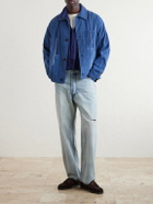 Kardo - Bodhi Cotton-Jacquard Jacket - Blue
