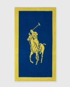 Polo Ralph Lauren Polo Jacquard Beach Towel 100 Cm X 170 Cm Blue/Yellow Bathing