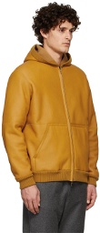 Loro Piana Reversible Yellow Winterburn Bomber Jacket