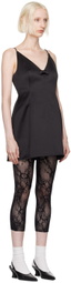 Marc Jacobs Black 'The Satin Bow' Minidress