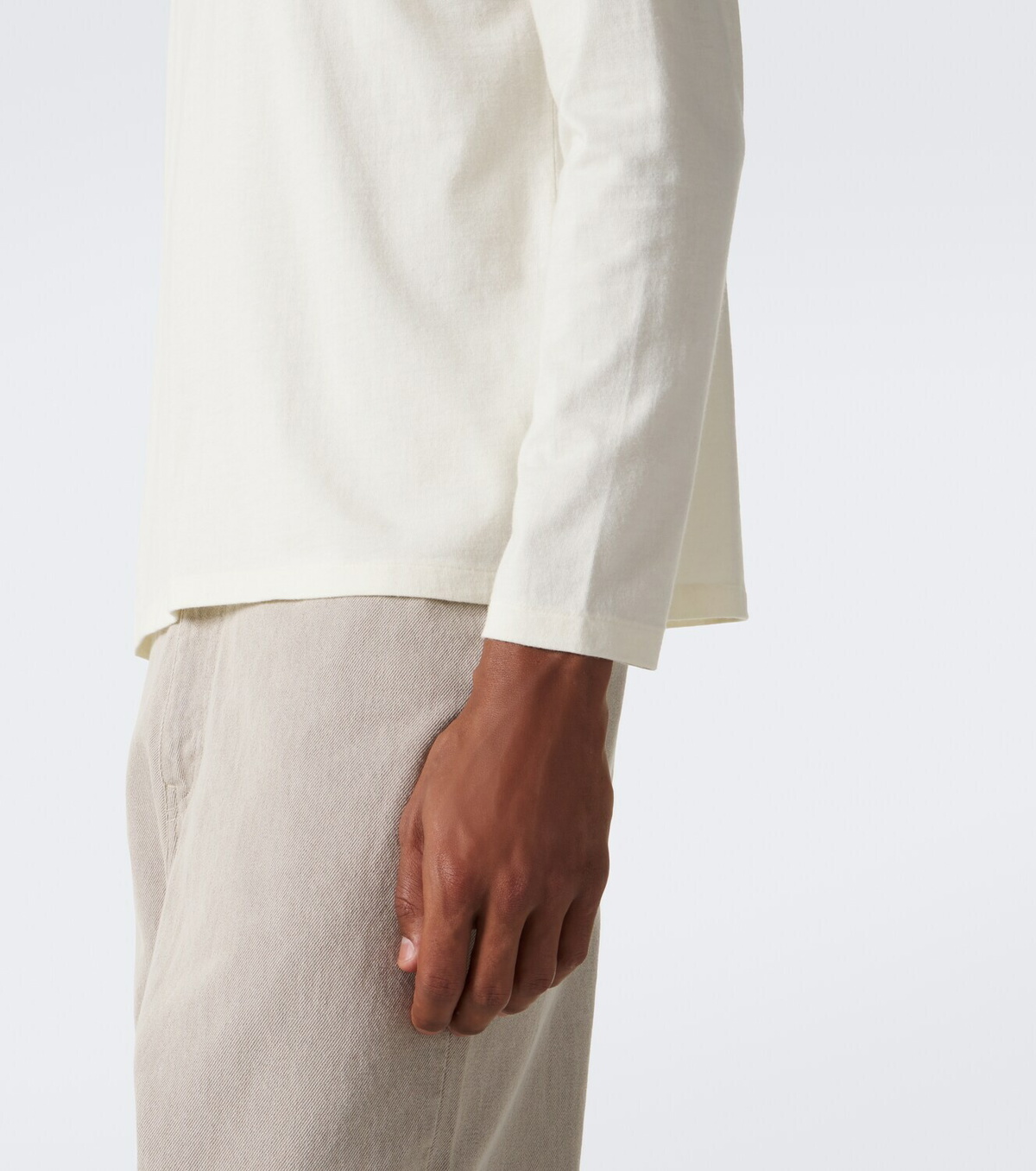 Auralee Cotton and cashmere jersey T-shirt