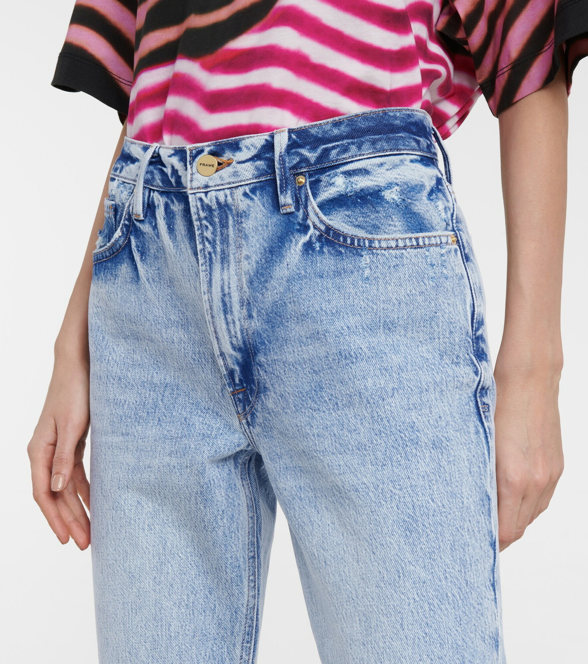 Frame Le Piper highrise straight jeans Frame Denim