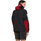 Nike Jordan Black and Red Jumpman Air Classics Jacket
