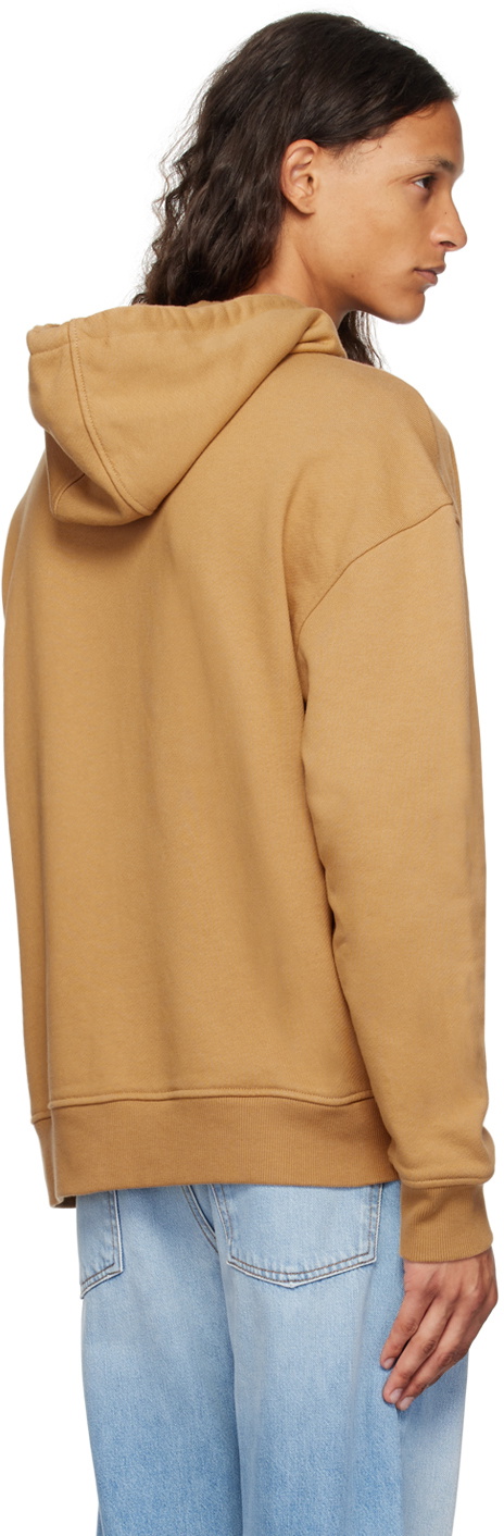 スウェット・トレーナー MAISON KITSUNE VARSITY HOODIE (51996) Maison Kitsuné Tan Varsity Hoodie Maison Kitsune