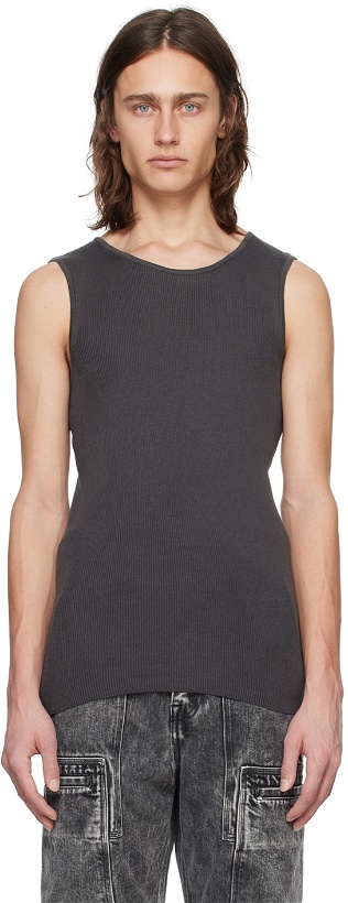 Photo: OUAT Gray Office Tank Top