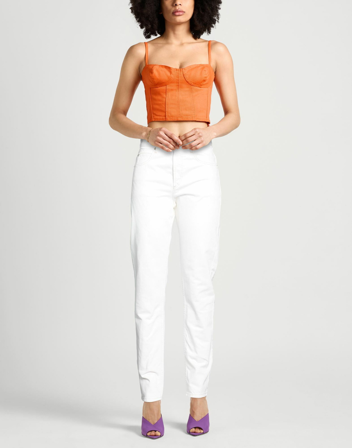 Marant Étoile Womens Jeans in White