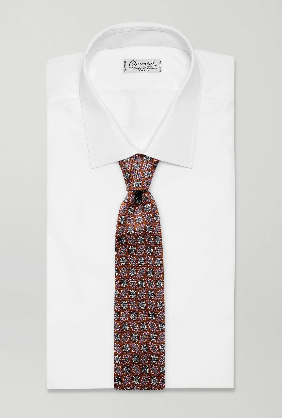 De Petrillo - 8cm Printed Silk-Twill Tie